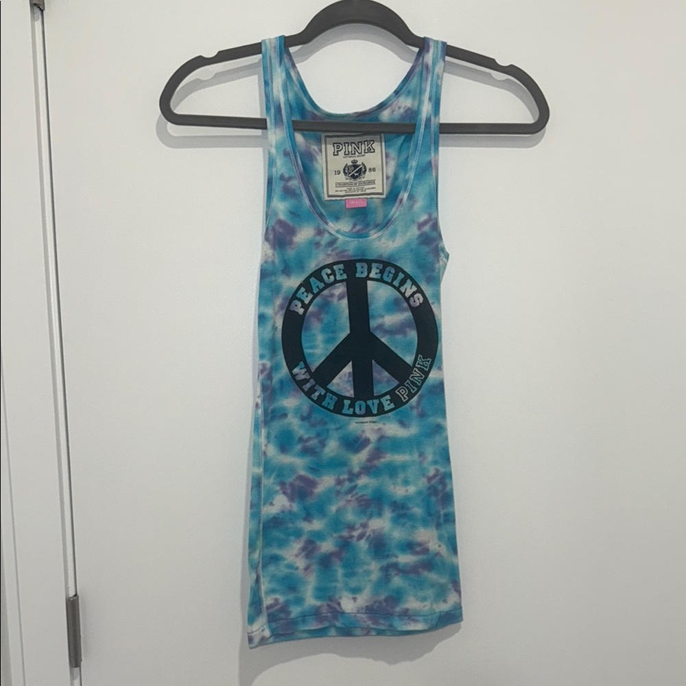 VS Pink vintage tank size small